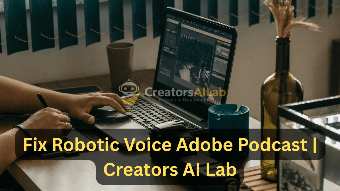 Fix Robotic Voice Adobe Podcast | Creators AI Lab