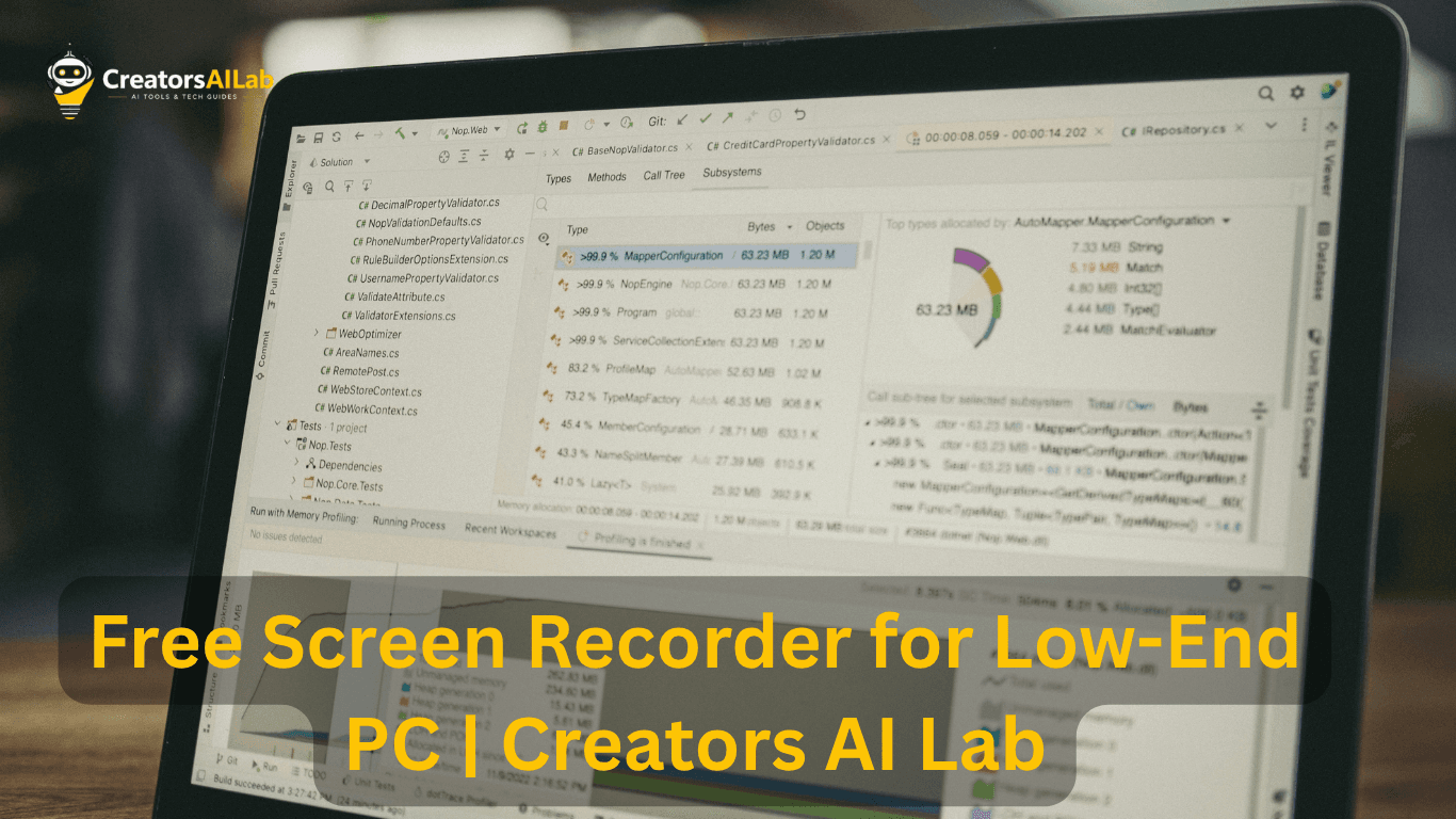 Free Screen Recorder for Low-End PC | Creators AI Lab
