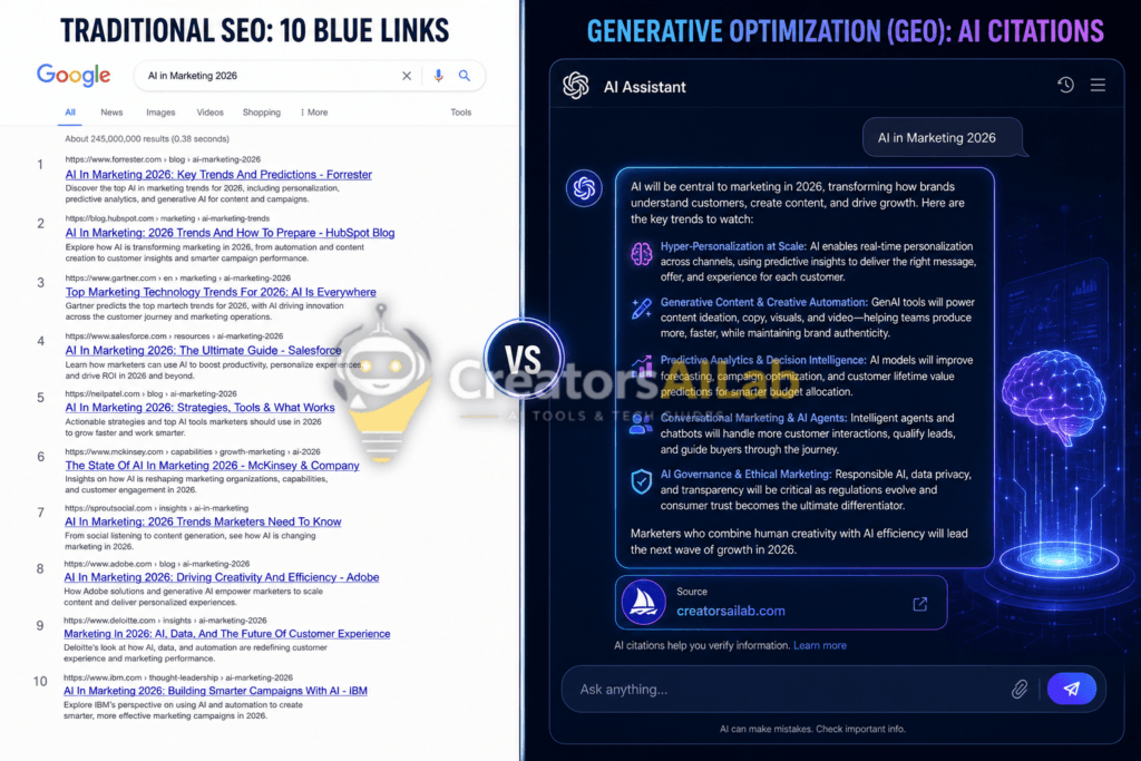 Generative Engine Optimization GEO | Creators AI Lab