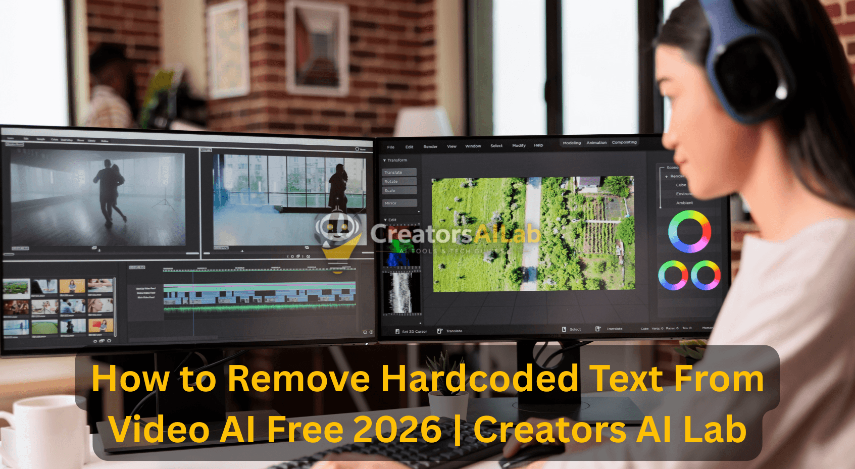 How to Remove Hardcoded Text From Video AI Free 2026 | Creators AI Lab