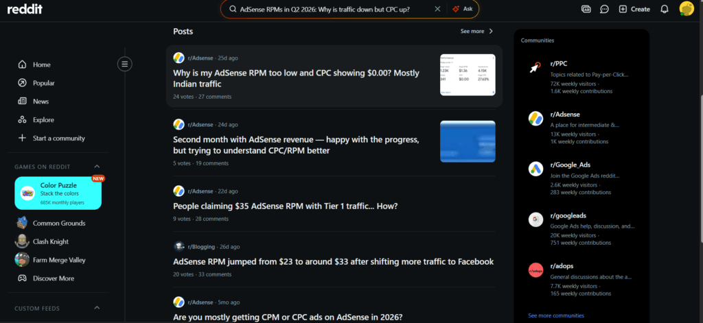 Reddit Forum Discussion: How to Increase AdSense RPM in 2026 | Creators AI Lab