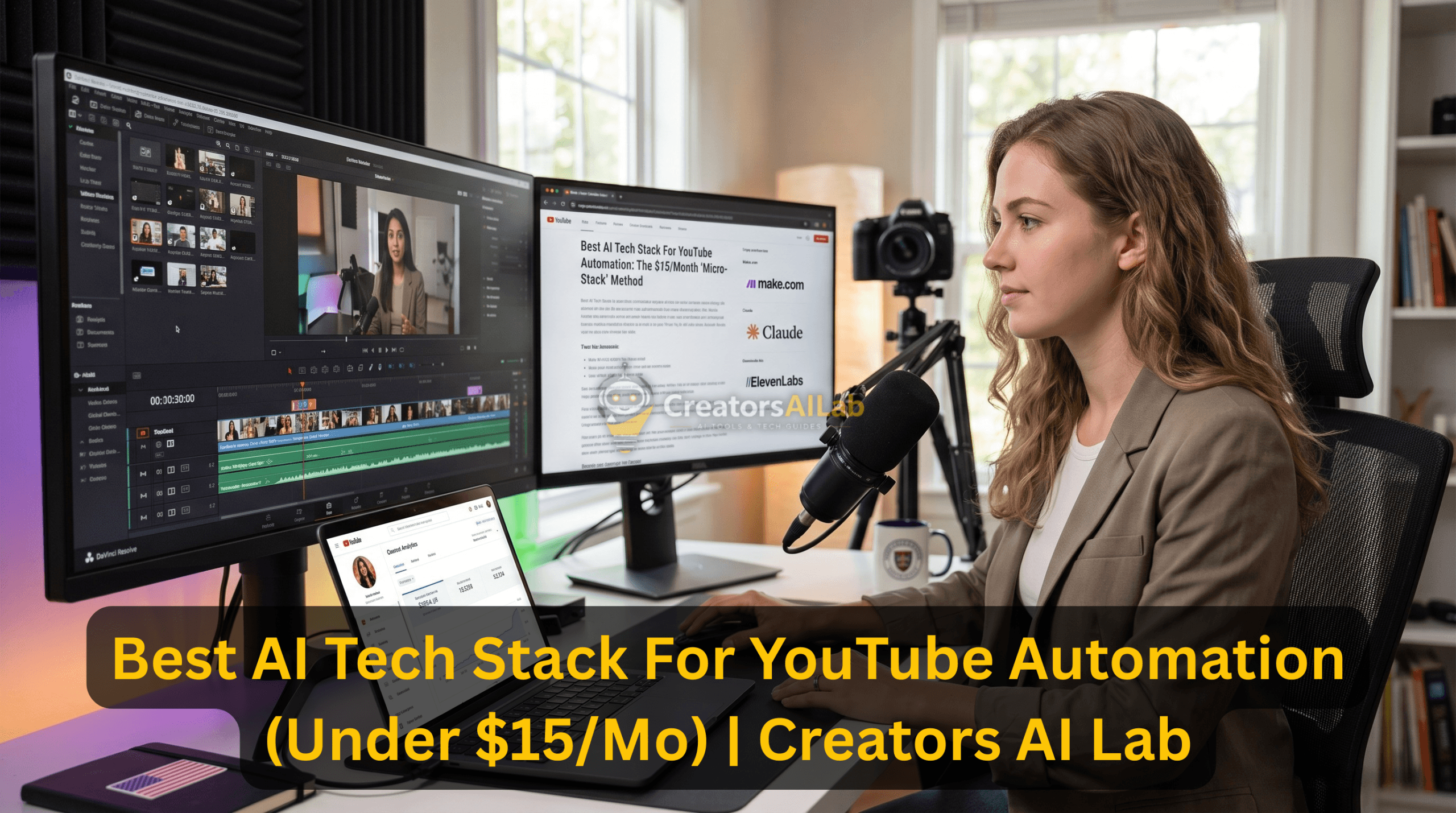 Best AI Tech Stack For YouTube Automation (Under $15/Mo) | Creators AI Lab
