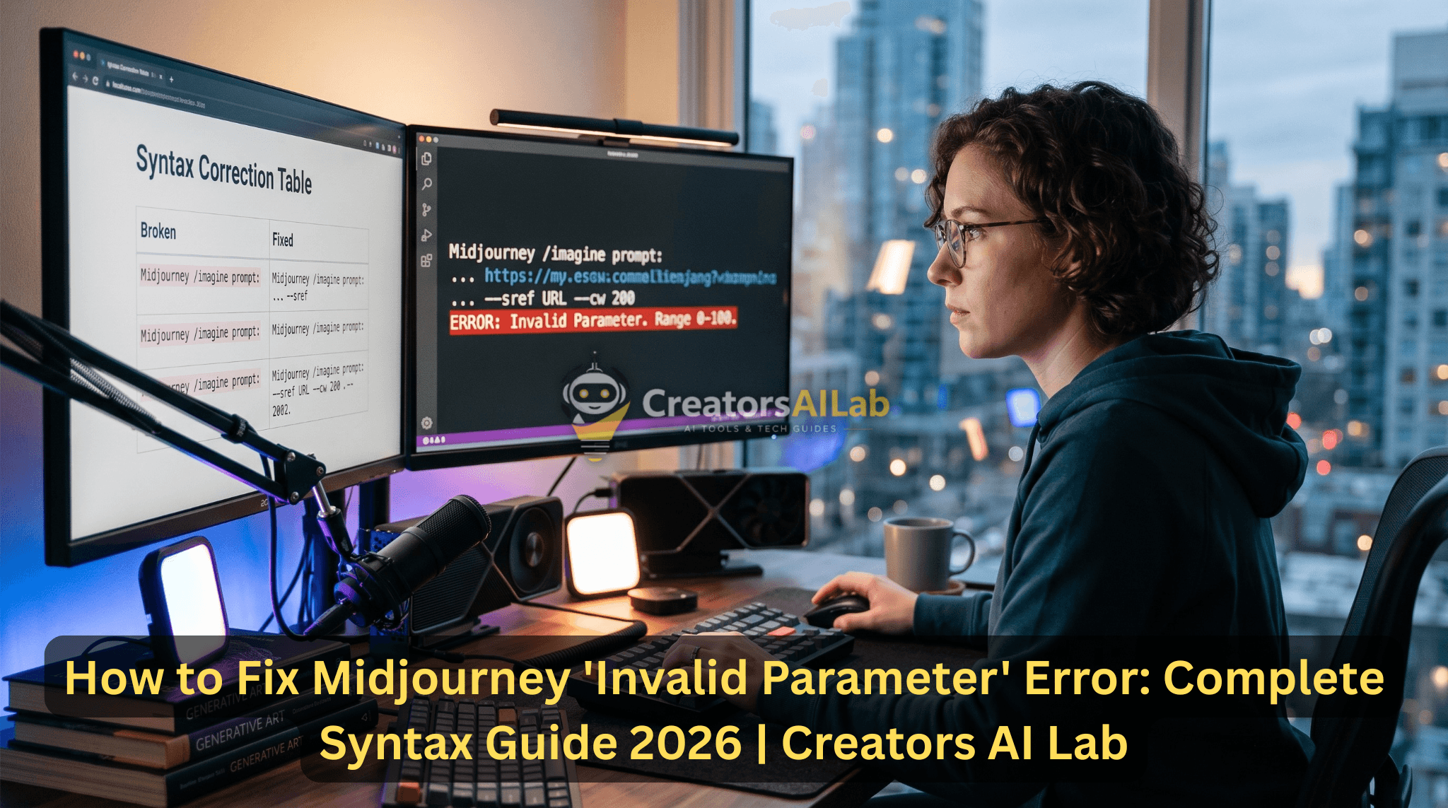 How to Fix Midjourney Invalid Parameter Error: Complete Syntax Guide 2026 | Creators AI Lab