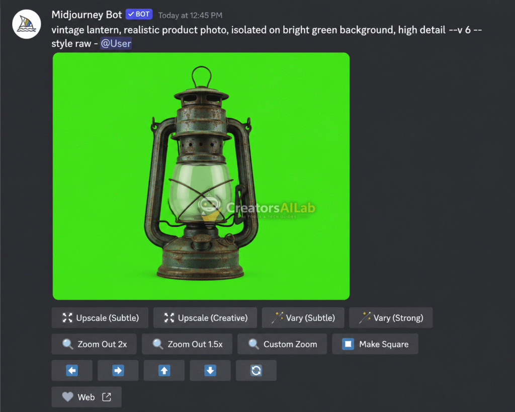 Fix Midjourney transparent background using solid color prompts.