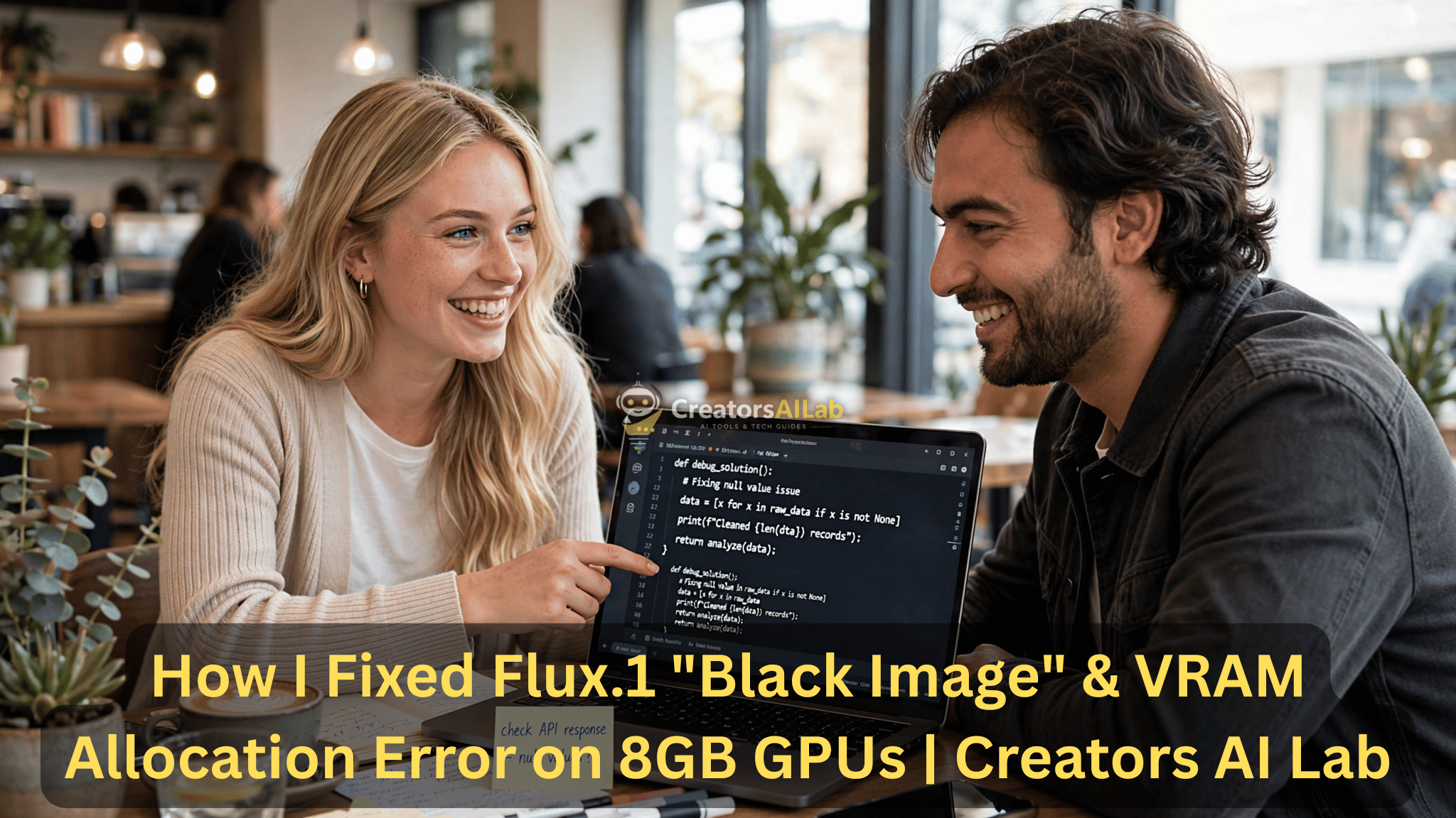 Flux.1 Black Image Fix ComfyUI (8GB VRAM).